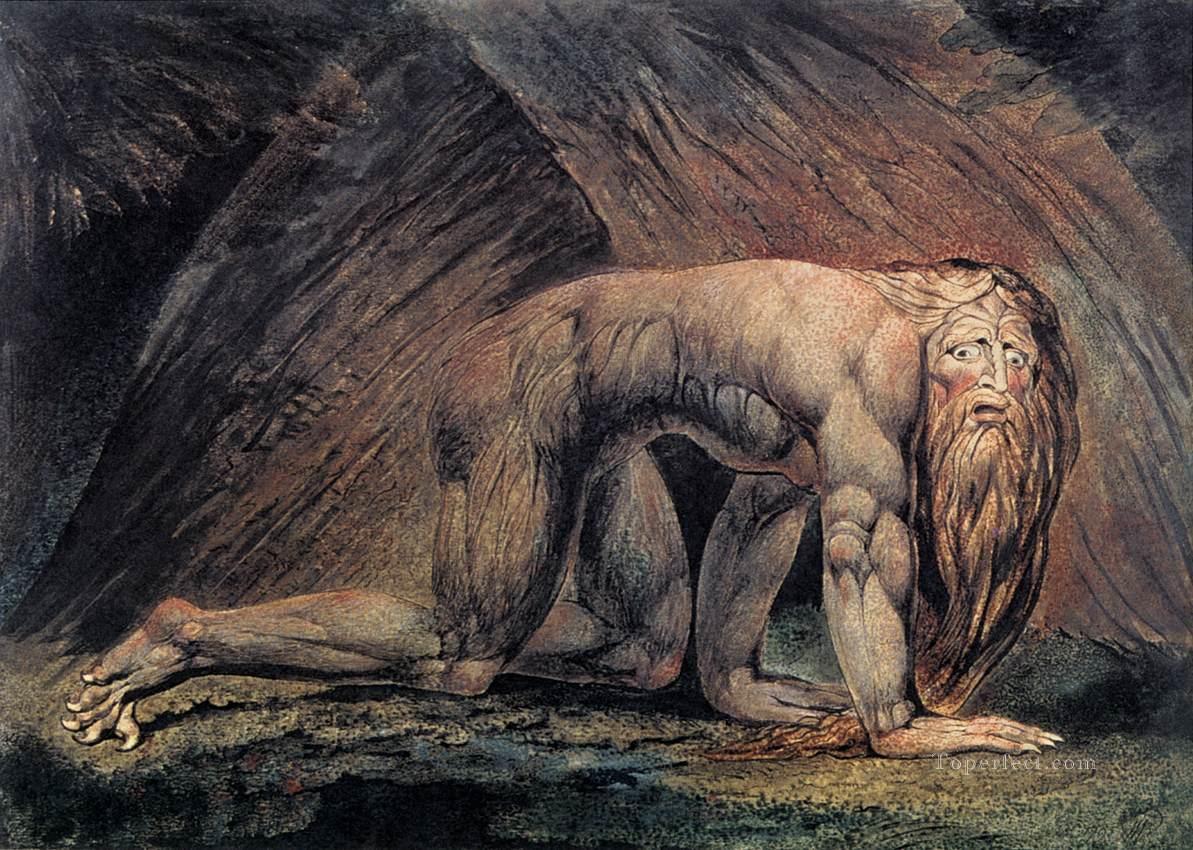 ネブカドネザルのロマン主義 ロマンチックな時代 ウィリアム・ブレイク油絵